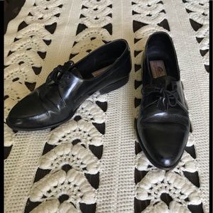Giorgio Brutini Vintage Black Leather Oxford Shoes